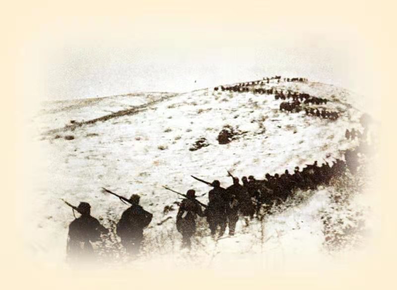行軍途中